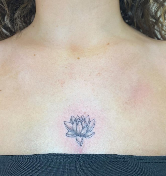 Lotus tattoo design for overthinkers
