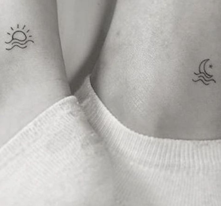Sun and Moon Matching Tattoos and Meanings - She So Healthy