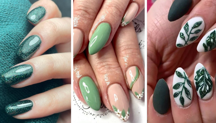 24 Stylish Green Nail Designs to Try