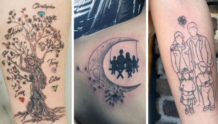 Tattoos for family of 4