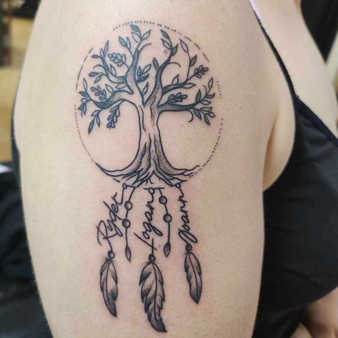 Tree of Life Tattoo with Names - She So Healthy