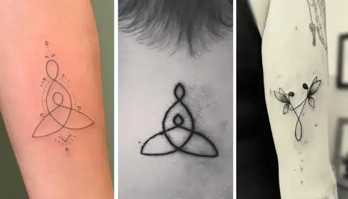 Mother daughter symbol tattoo